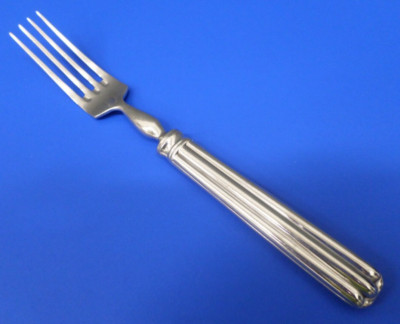 Pottery Barn TOULOUSE Glossy Ridge 18/10 Stainless Portugal Flatware DINNER FORK-image