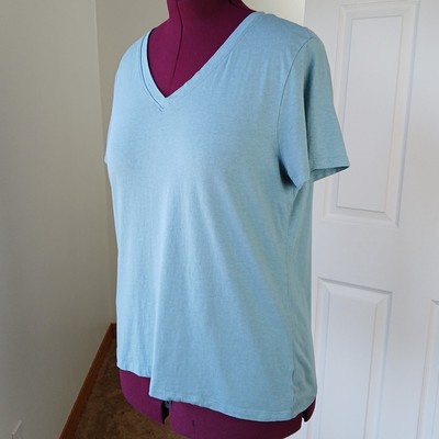 dip Classic Light Green V-neck Tee XL unisex basic comfort cotton modal-image