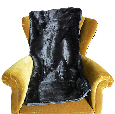 Pottery Barn Faux Fur Throw - Brown (63