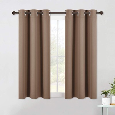 Window Draperies Blackout Curtain Panels, Window Treatment Thermal Insulated ...-image