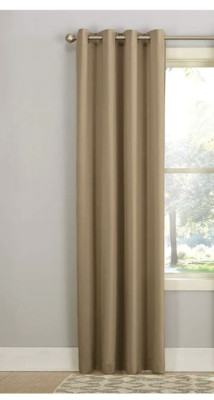 Sun Zero Barrow Energy Efficient Grommet Curtain Panel, 54