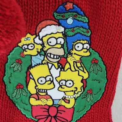 NWT Pottery Barn Teen The Simpsons Family Stocking-image