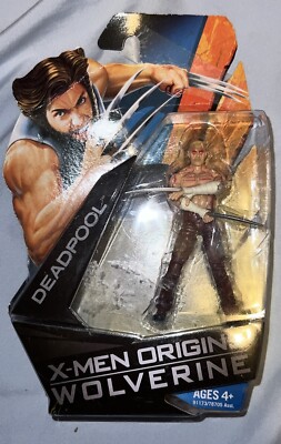 🔥X-Men Origins Wolverine Movie Deadpool No Shirt Variant Toy Action Figure Rare-image
