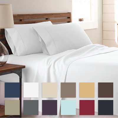 All Season Ultra Soft 4 Piece Bed Sheet Set by Kaycie Gray Basics Collection-image