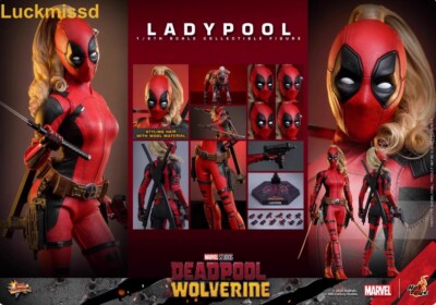 In Stock Hot Toys MMS747 Deadpool & Wolverine 1/6 Ladypool New Action Figure-image