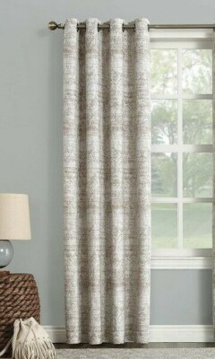 Sun Zero Darren Distressed Woven Jacquard Blackout Grommet 50