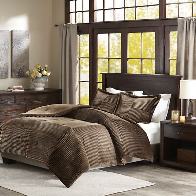 Madison Park Parker Plush Down Alternative Comforter Set-image
