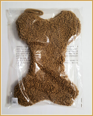 NEW RARE Pottery Barn Pet Cozy Teddy Faux Fur Bone Pet Stocking  NWT Christmas-image