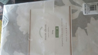 1 Pottery Barn Mum King sham New -image