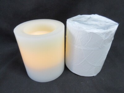 Pottery Barn Flameless LED Candle - 2 Pack, 3 Inch Tall, New w Batteries!-image