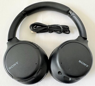 Sony WH-CH710N/B Wireless Bluetooth Noise Cancelling Over-Ear Headphones Black 1-image