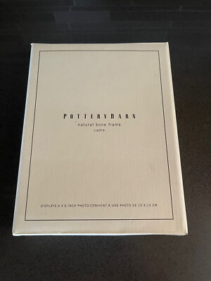 Pottery Barn Natural Bone Frame Cadre 4x6 -image