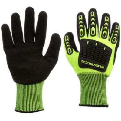 Flexzilla Coated Impact Palm Dip Gloves, SIZE XL - Legacy Manufacturing F588XL-image