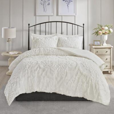 100% Cotton Chenille Tufted Comforter Set,MP10-6015-image