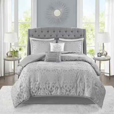 Madison Park Morgan Comforter 6 piece set queen-image