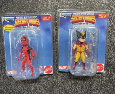GENTLE GIANT WOLVERINE AND DEADPOOL MINI FIGURES , MARVEL SECRET WARS-image