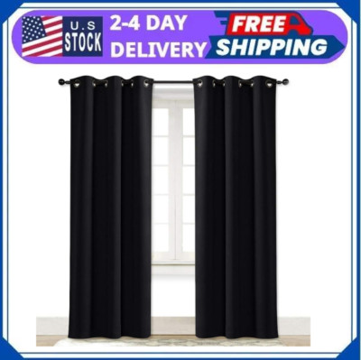Halloween Soundproof Thermal Insulated Blackout Curtain Thermal Insulated Solid-image