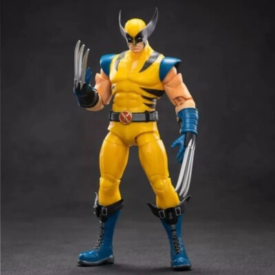 Deadpool Wolverine Action Figure Superhero Toys Collection.-image