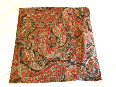 Pottery Barn Carrie Paisley Euro Pillow Shams 25