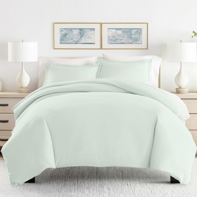 Premium Ultra Soft 3 Piece Duvet Cover Set Twin/Twin Extra Long Mint-image