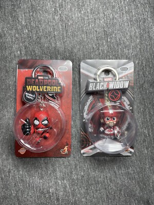 Deadpool Wolverine Kozubi Keychain Red Guardian Black Widow Marvel Cosbi-image