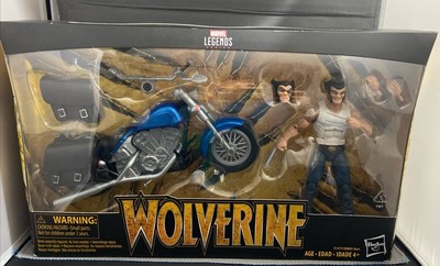 2018 Hasbro Marvel Ultimate Legends Logan/Wolverine Figure w/ Motorcycle MIB-image