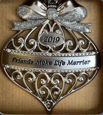 Regent Square Studio Design Friends Make Life Merrier 2019 Collectible Ornament-image
