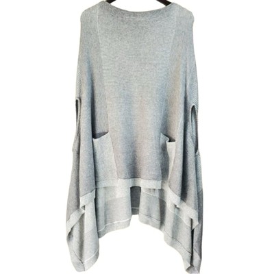 Anthropologie Moth women’s size small oversized Madison Park Poncho Sweater-image