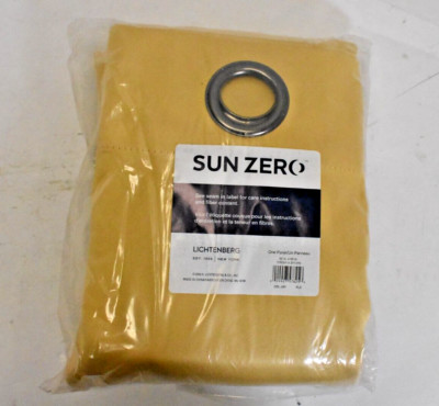 Sun Zero Oslo Extreme 100% Blackout Grommet Curtain Panel 52