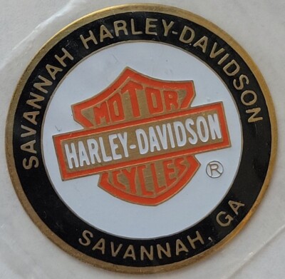 SAVANNAH HARLEY DAVIDSON OF SAVANNAH GEORGIA  LARGE FLAT DIP DOT BRAND NEW-image