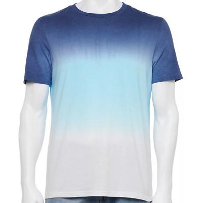 Men's Urban Pipeline Ombre Tee Shirt Deep Blue Dip XL-image