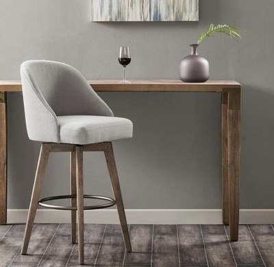 Madison Park Pearce Wood Bar Stool In Grey Finish MP104-0515-image