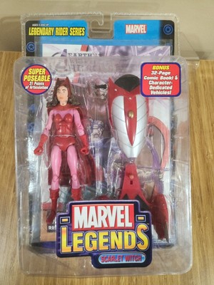 Marvel Legends SCARLET WITCH Legendary Riders Series Toybiz-image
