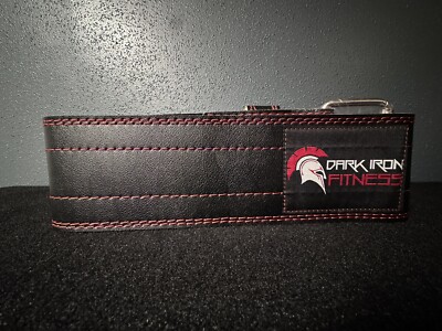 Dark Iron Fitness Dip Belt – Padded Leather Weight Lifting Belts XL 41-49in-image