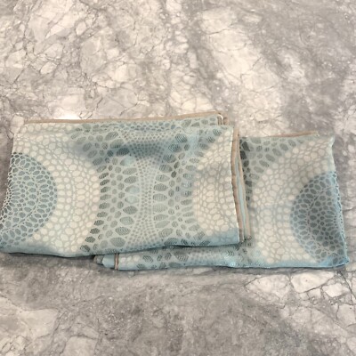 Set Of 2 Madison Park Baxter pillow shams 30” X 24” Decorative Geometric Sage-image