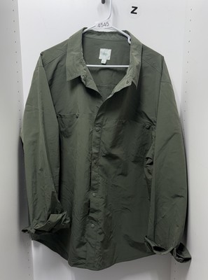 Dip Brand Green Button Down Shirt Size Large-image