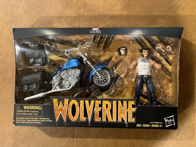 2018 Hasbro Marvel Ultimate Legends Logan/Wolverine Figure w/ Motorcycle Sealed-image