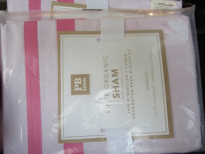 Pottery Barn Teen Suite standard sham pink  new with tag-image