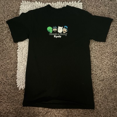 Rip N Dip Cheech and Chong smoke on tee black  sold out XL NEW-image
