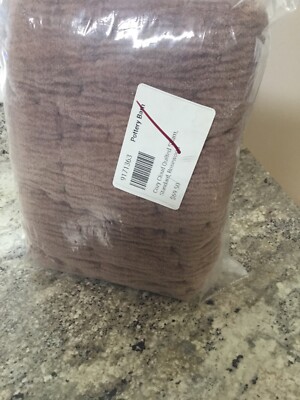 POTTERY BARN Cozy Cloud Quilted Std Sham-rosewood-NIP-image