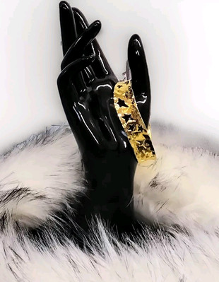 RLM Studio & Andy Warhol (SO MANY STARS) Brass Bracelet Ja1-image