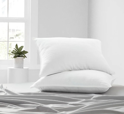 ienjoy Home QUEEN Plush Down Alternative Gel Fiber 2-Pc 100% Cotton Cover Pillow-image