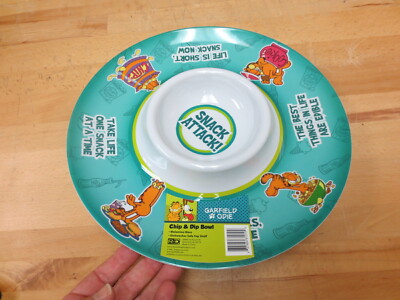 Garfield Party Platter, Chip & Dip Bowl, Cheese Tray, Veggie Tray, Etc.-13