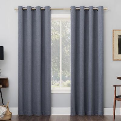 Marino 2pack Tonal Texture Draft Shield Fleece Insulated Total Blackout Grommet -image