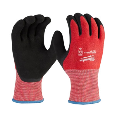Milwaukee 48-73-7922 Red Latex Cut Level 2 Winter Dipped Work Gloves L-image