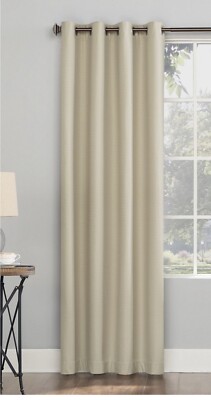 ⚜ Sun Zero Array Woven Draft Shield Fleece Insulated 100% Blackout-Taupe 1 Panel-image