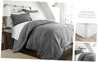 ienjoy Home Bed in a Bag California King Gray-image