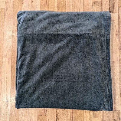 Vintage POTTERY BARN Duvet Cover Full/ Queen Velvet Studio Green Made In India-image