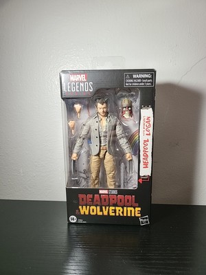 NIB Marvel Legends Deadpool & Wolverine Logan w/ Headpool Action Figure Hasbro -image