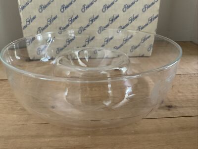 Priness House Heritage Crystal 11 inch Large Chip and Dip Bowl Dish #401-image